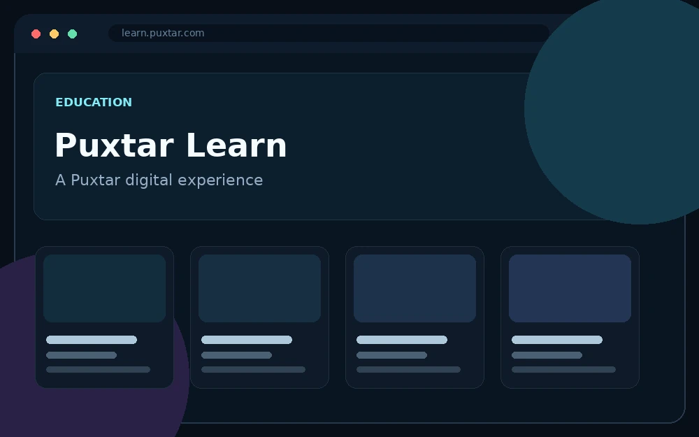 Concept preview of Puxtar Learn